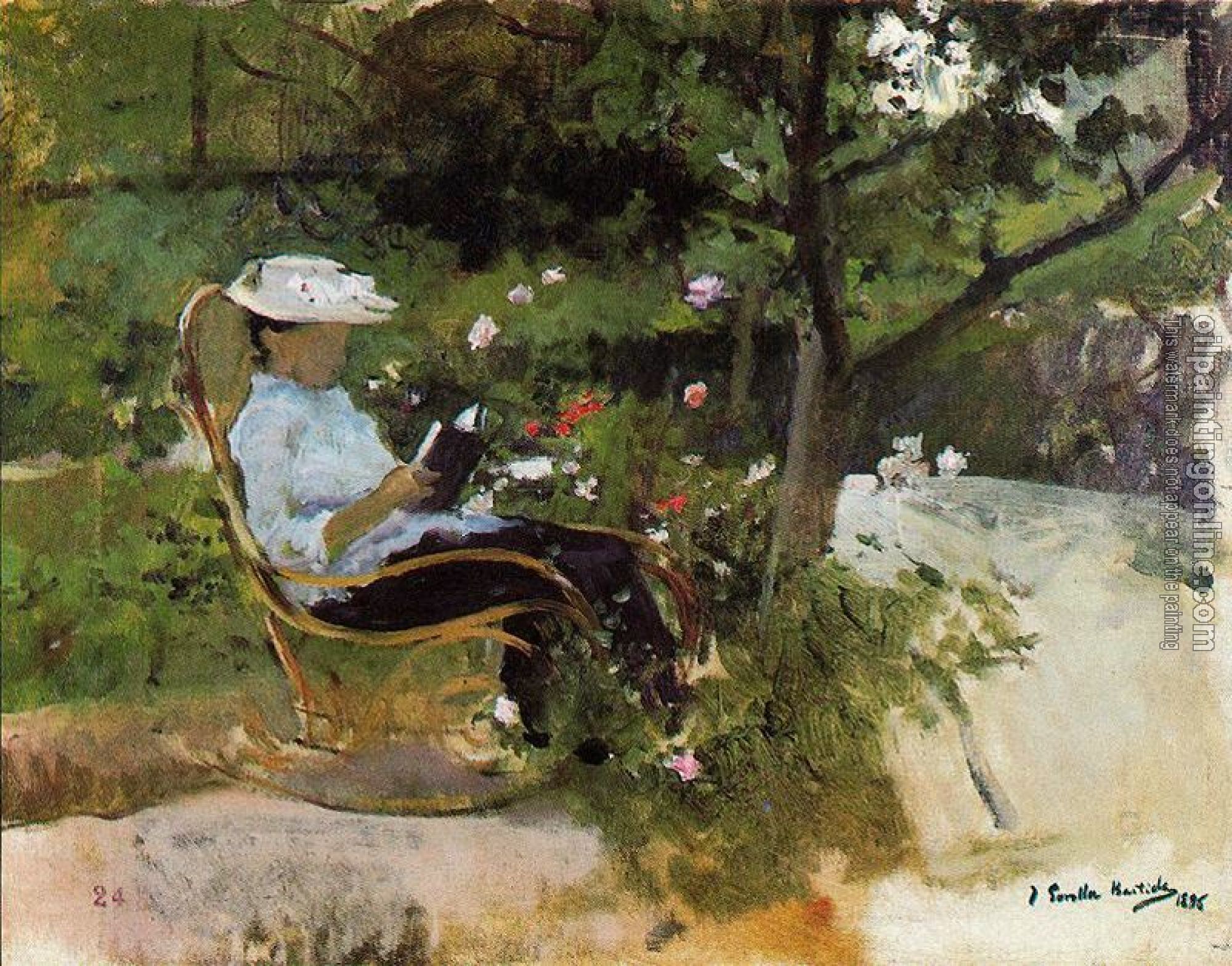 Joaquin Sorolla y Bastida - In the Garden